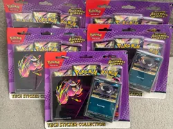 Pokemon Ascended Heroes Tech Sticker Collection Lot Of 5 Gastly FAST SHIP - Image 1