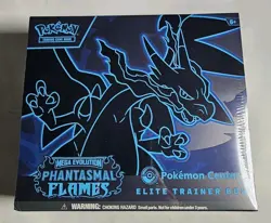 Phantasmal Flames Pokemon Center Exclusive Elite Trainer Box ETB Sealed - Image 1