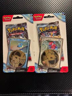 Pokemon Stellar Crown Checklane Blister Set Packs X2 Lot of 2 Boosters - Image 1