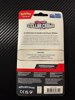 Pokemon Stellar Crown Checklane Blister Set Packs X2 Lot of 2 Boosters - Image 2