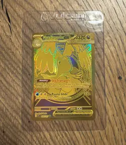 Pokemon TCG: Ascended Hero’s MEGA DRAGONITE EX 295/217 GOLD HYPER RARE - Image 1