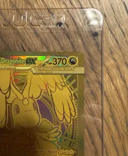 Pokemon TCG: Ascended Hero’s MEGA DRAGONITE EX 295/217 GOLD HYPER RARE - Image 5
