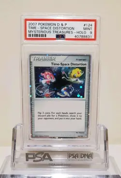 POKEMON MYSTERIOUS TREASURES TIME SPACE DISTORTION 124 ULTRA PSA 9 MINT - Image 1