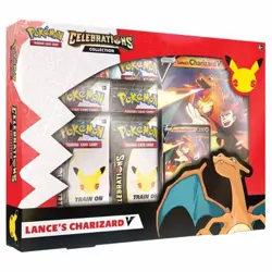 Pokemon TCG Celebrations Collection Lance's Charizard V Box 820650101625 - Image 1