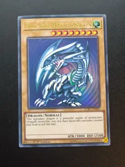 Blue Eyes White Dragon - LCKC-EN001 - Ultra Rare 1st edition Sdk Art - yugioh NM - Image 1
