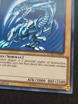 Blue Eyes White Dragon - LCKC-EN001 - Ultra Rare 1st edition Sdk Art - yugioh NM - Image 4