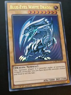 Blue Eyes White Dragon - LCKC-EN001 - Ultra Rare 1st edition Sdk Art - yugioh NM - Image 5