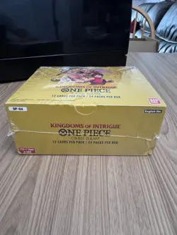 One Piece Card Game Kingdoms of Intrigue Booster Box English OP-04 dented corner - Image 5