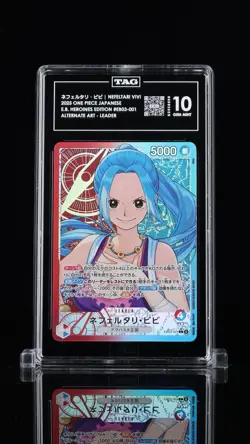 Nefeltari Vivi 001 Alternate Art EB03 One Piece Heroines Edition TAG 10 Japanese - Image 1