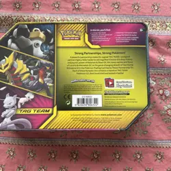 Pokemon TCG: Mewtwo & Mew GX Tag Team Tin [Brand New Factory Sealed!] RARE!! - Image 2