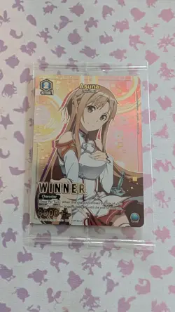 Union Arena WINNER Card Asuna U UEPR/SAO-1-036 Sword Art Online English SEALED - Image 1