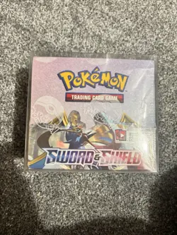 Pokemon Sword and Shield BASE SET Booster Box - Sealed with protective case - Image 1