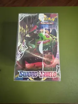 Sword And Shield Base Set Booster Box Pokemon Factory Sealed w/Soft Protector - Image 2