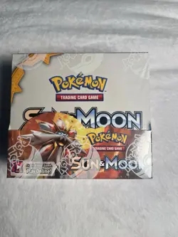 Pokemon TCG Sun & Moon Base Set Booster Box Sealed English - Image 1