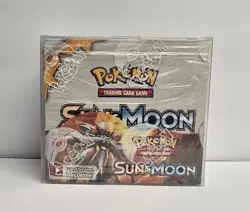 Pokemon Sun and Moon Base Set Booster Box Factory Sealed - Image 1
