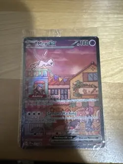 Pokemon 2023 SV 151 TCG Mew EX Black Star Promo Holo Card SVP en 053 Nm+ Sealed - Image 1