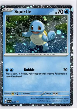 Squirtle - (Cosmos Holo) Promo SV: Scarlet & Violet Promo Cards 048 NM - Image 1