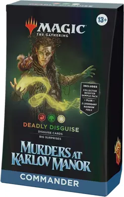 MTG MAGIC THE GATHERING MURDERS AT KARLOV MANOR DEADLY DISGUISE COMMANDER DECK - Image 1