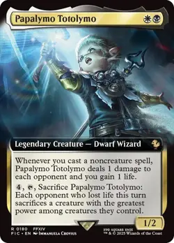 Papalymo Totolymo Extended Art Final Fantasy MTG NM - Image 1