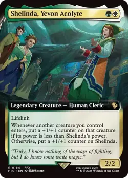 Shelinda, Yevon Acolyte Extended Art Final Fantasy MTG NM - Image 1