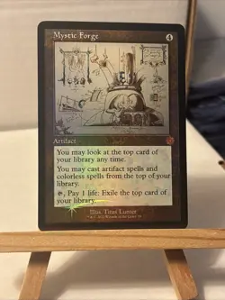 MTG Mystic Forge *SCHEMATIC FOIL* The Brothers' War Retro Artifact 99 NM - Image 1