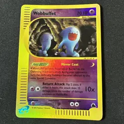 2003 Pokemon Skyridge Wobbuffet Reverse Holo #45/144 NM - Image 1