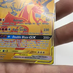 Pokemon TCG Reshiram & Charizard GX SM247 Tag Team Promo Card NM Condition - Image 4