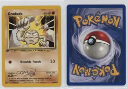 Geodude 1st Ed. Pokemon Neo Revelation #44 2001 - Image 3