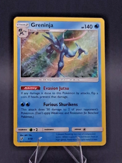 Greninja 9/18 Holo Rare - Detective Pikachu Pokemon TCG - NM - CGI - Image 1