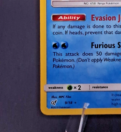 Greninja 9/18 Holo Rare - Detective Pikachu Pokemon TCG - NM - CGI - Image 3