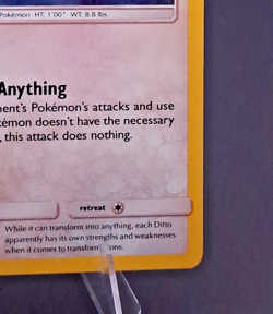 Ditto 17/18 Holo Rare - Detective Pikachu Pokemon TCG - NM - 2019 Movie Se - Image 3