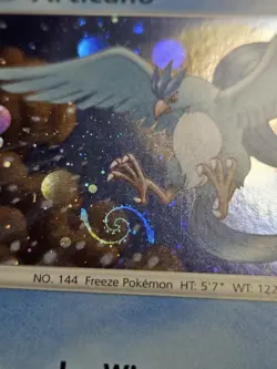 Articuno 🌀HD SWIRL🌀 036/195 Cosmos Holo Silver Tempest (SWSH12) Pokemon TCG NM - Image 4