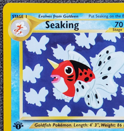 1st Edition Seaking - Neo Revelation - #37/64 - Vintage Pokemon Card 2001 WOTC - Image 2
