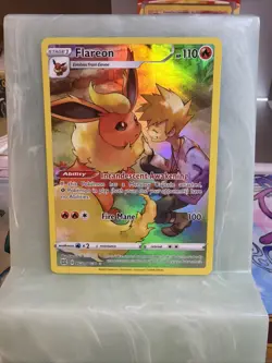 2022 Pokemon SWSH Brilliant Stars Flareon Trainer Gallery #TG01/TG30 Ultra Rare - Image 1