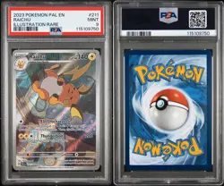 2023 POKEMON PAL EN-PALDEA EVOLVED ILLUSTRATION RARE #211 RAICHU PSA 9 - Image 3