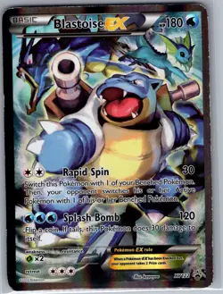 Blastoise EX XY122 XY Promos - Pokemon Card - LP - Image 1