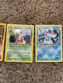 Vintage Neo Genesis Pokemon Card Lot - Image 3