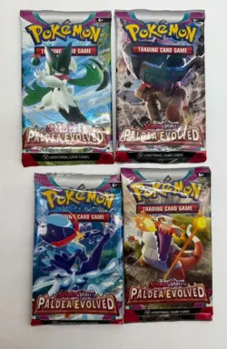 Lot of (400) Pokemon TCG Scarlet & Violet Paldea Evolved Booster Packs Sealed - Image 2