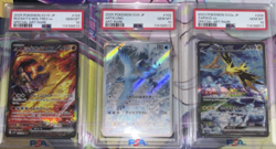 PSA 10 Consecutive Team Rocket's Moltres Zapdos Articuno Pokemon Japanese - Image 1