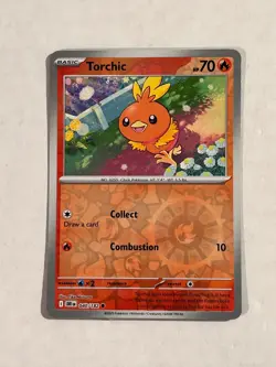 Pokemon TCG SV10: Destined Rivals Torchic 040/182 Reverse Holo - Image 1