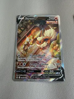 Flareon V SWSH179 + Flareon Vmax SWSH180 + Jumbo Full Art Promo Pokemon-1 - Image 3