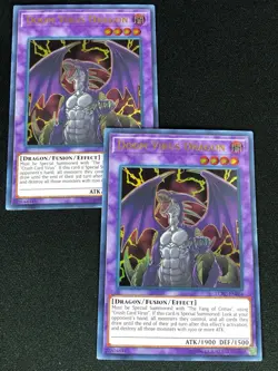 YUGIOH DOOM VIRUS DRAGON LCKC-EN064 1ST ULTRA X2 (NM) - Image 1