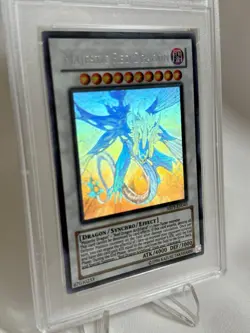 Yu-Gi-Oh Majestic Red Dragon (Ghost Rare) ABPF-EN040 PSA 8 - Image 3