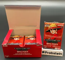 Lot of (13) One Piece English OP-13 Carrying on His Will Booster Packs Sealed - Image 1