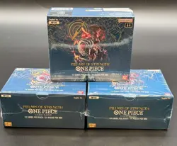 Lot of (3) One Piece English OP03 Pillars of Strength Booster Boxes Sealed - Image 2