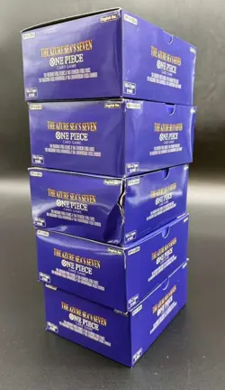 Lot of (120) One Piece English OP-14-EB04 The Azure Sea's Seven Booster Packs - Image 3