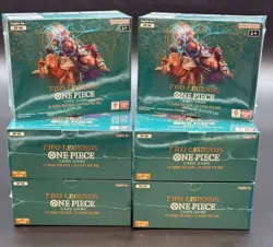 Lot of (6) One Piece English OP08 Two Legends Booster Boxes Sealed - Image 1