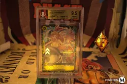 One Piece SHIRAHOSHI UC OP03-116 REGIONALS TOP 64 BGS 9.5 - Image 1