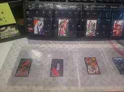 One Piece Hanafuda mini Cards 2.12 x 1.3 inches JPN RARE. Lot Of 11. Near Mint! - Image 2