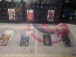 One Piece Hanafuda mini Cards 2.12 x 1.3 inches JPN RARE. Lot Of 11. Near Mint! - Image 3